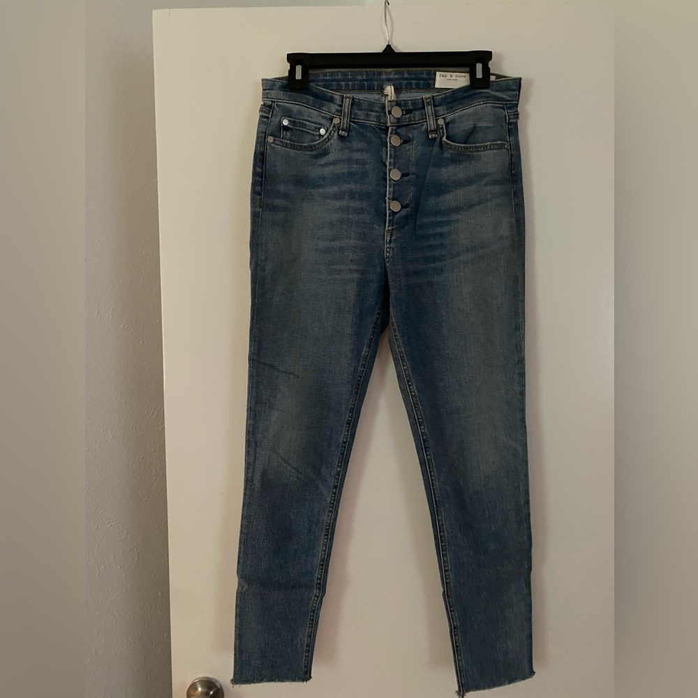 Rag & Bone, Nina High-Rise Ankle Skinny Jeans